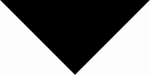 A large black Bandana triangle points downward filling the upper space of the image with a stark contrast against a white background creating a bold and simple geometric visual effect