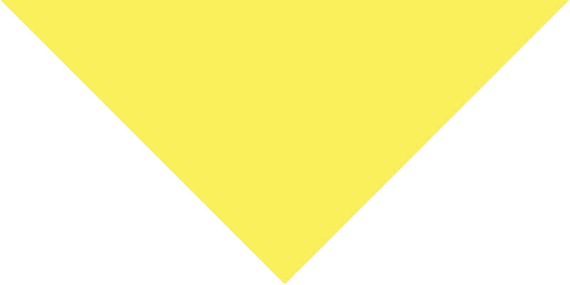 Triangle Import 100% cotton A large yellow Bandana triangle points downward occupying the center of a white background creating a simple geometric visual without additional elements or details present in the environment
