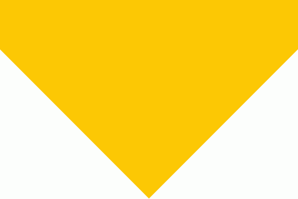 Yellow Solid Triangle Bandana - Single Piece 18x25x18
