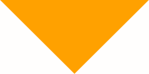 A large orange Bandana triangle points downward against a white background creating a bold visual contrast suggesting a simplistic design element without any additional context or detail