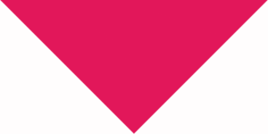 A large red Bandana triangle is centered on a white background creating a bold contrast and emphasizing the triangular shape while standing out prominently in the space surrounding it.