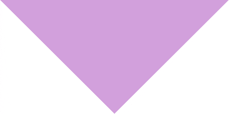 Triangle Import 100% cotton A large purple Bandana triangle is centered in a white space creating a bold and minimalist visual effect that emphasizes the shape's color and geometric simplicity.