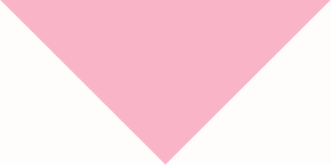 A large pink Bandana triangle is positioned with its apex pointing downward against a white background creating a simple geometric shape that emphasizes color contrast and minimalism.