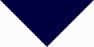 A dark blue Bandana triangle points downward against a white background creating a striking contrast and minimalist design that emphasizes geometry and simplicity