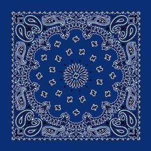 American Made Royal Western Paisley Bandana - Elegant and Versatile Accessory for Men and Women.