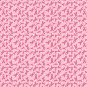 Pink Ribbon Bandana – 22x22 inches, a symbol of support and awareness in a 50/50 Poly Cotton blend.