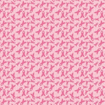 Pink Ribbon Bandana - 22x22 Inch