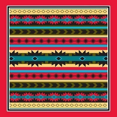 Southwest Modern Aztec Bandana - 22x22 Inch