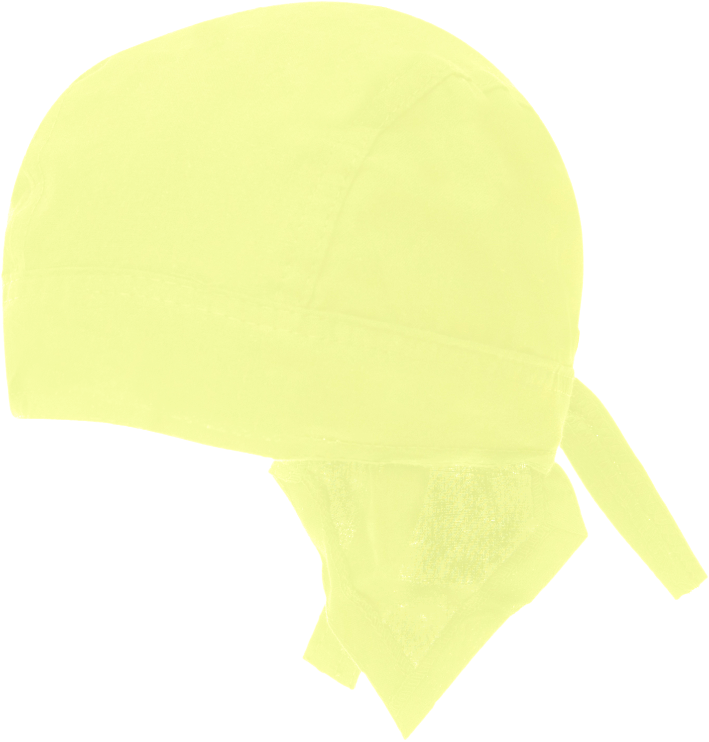 Light Yellow Solid Color Head Wrap - 100% Cotton - Imported - Light Yellow, 12 pieces