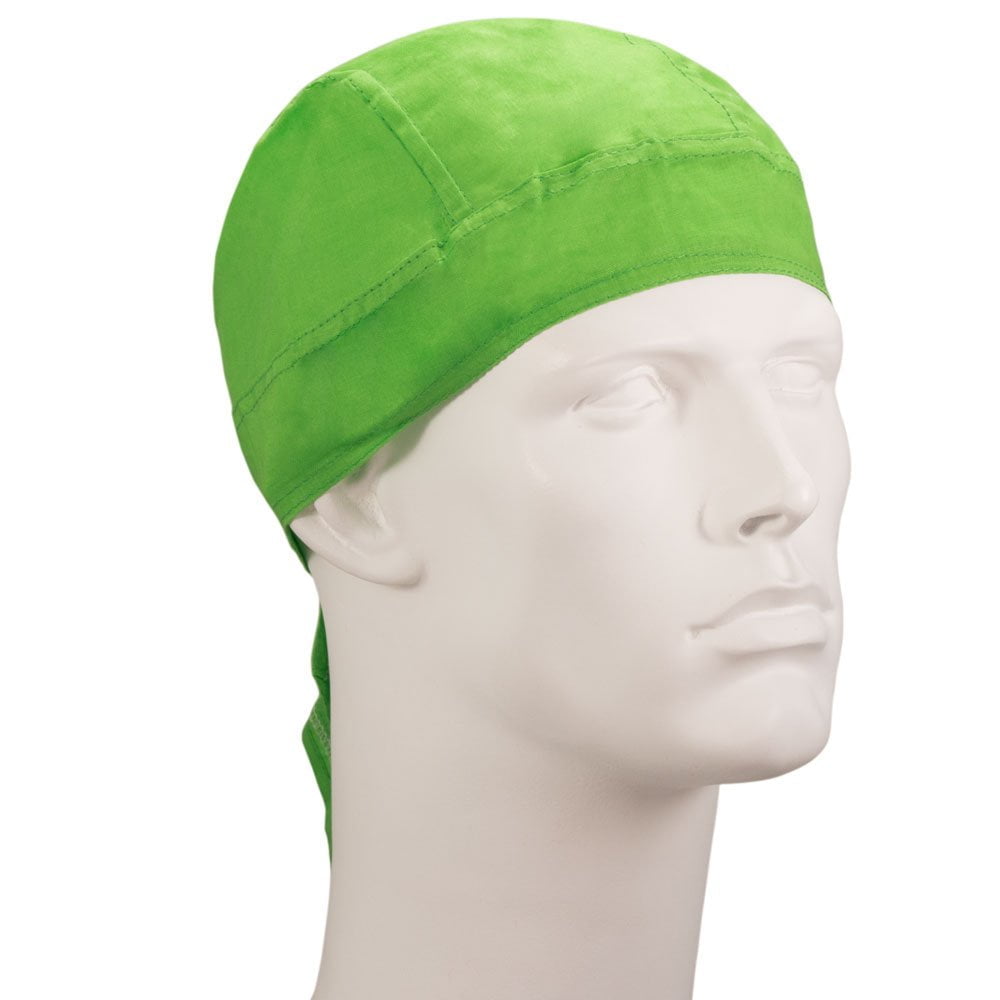 Green Solid Color Head Wrap - 100% Cotton - Imported - Lime Green, 1 piece