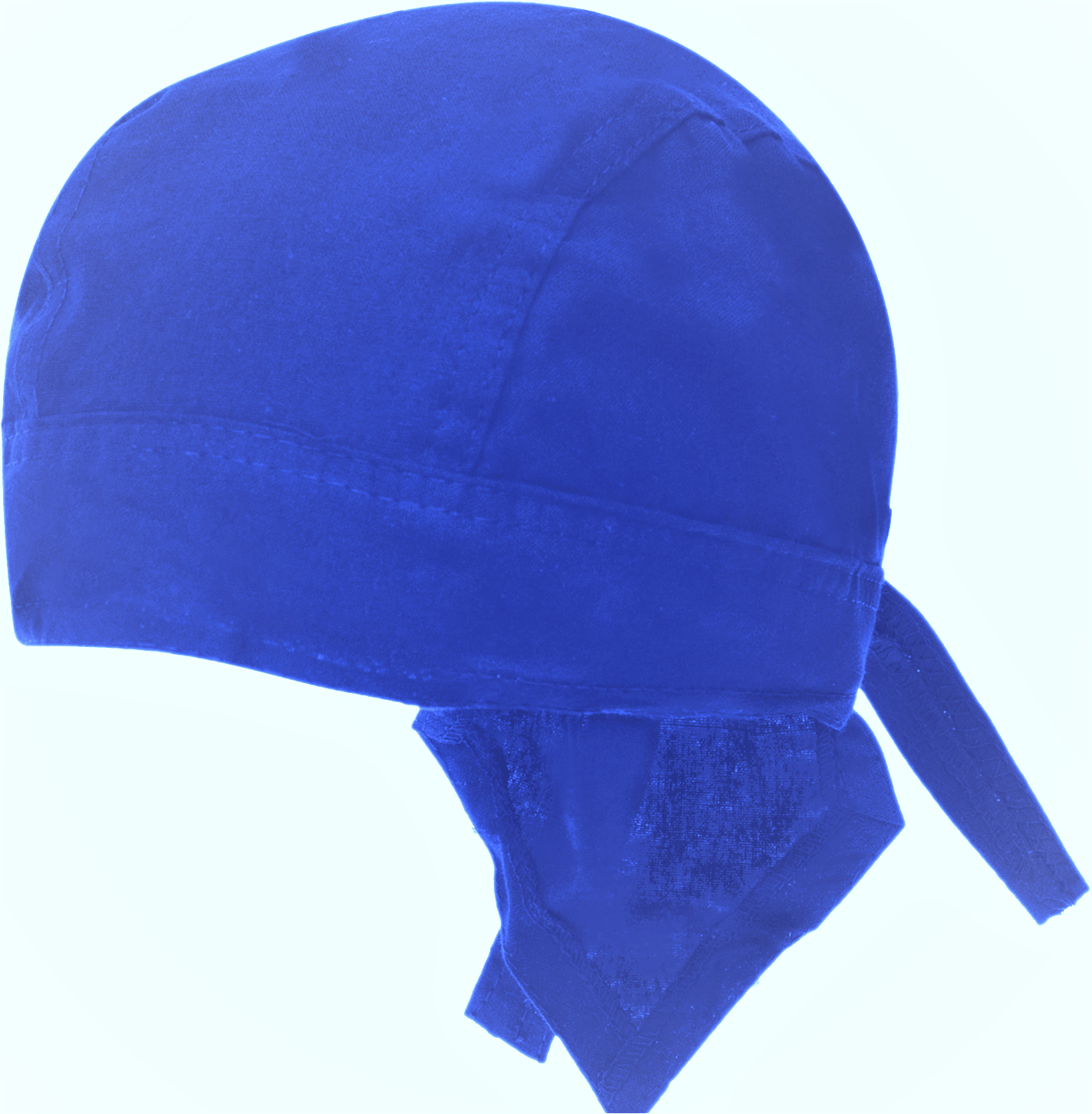 Blue Solid Color Head Wrap - 100% Cotton - Imported - Mirage Blue, 1 piece