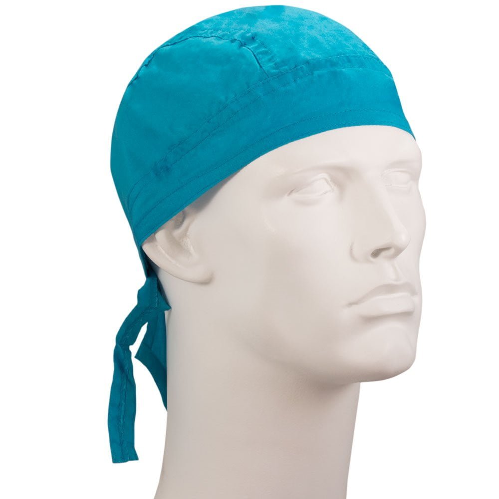 Turquoise Solid Color Head Wrap - 100% Cotton - Imported - Turquoise, 1 piece