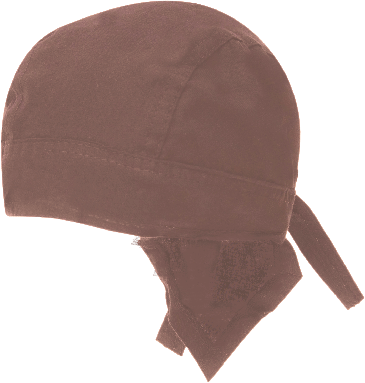 Brown Solid Color Head Wrap - 100% Cotton - Imported - Brown, 1 piece