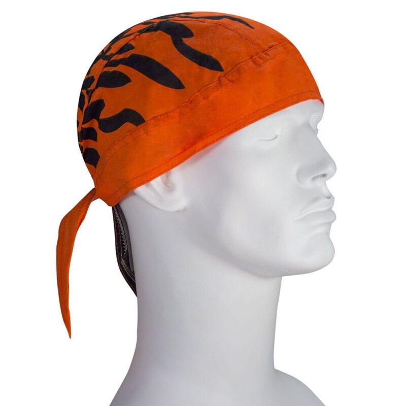 Fr Doo Rag Orange Flame Doo Rag