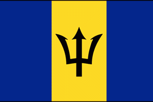 Barbados Flag - 3ft x 5ft Polyester - Imported