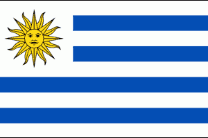 Uruguay Flag - 3ft x 5ft Polyester - Imported
