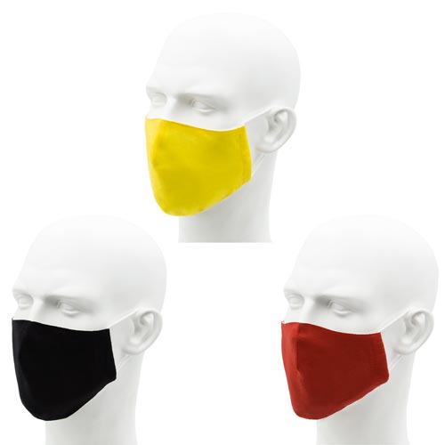 Reusable 2-Ply Cotton Face Mask - Stylish Elastic Band Mask