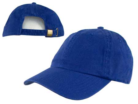 12pcs Royal Blue Solid Baseball Caps Low Profile - Unconstructed - Adjustable Clasp - 100% Cotton - Stone Washed - Bulk by the Dozen - Wholesale
