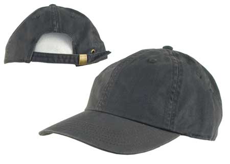 Charcoal Cotton Cap with adjustable Clasp - Single Piece