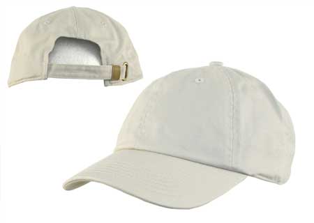 1pc Putty Baseball Cotton Cap - Dad Hat - Low Profile - Stone Washed