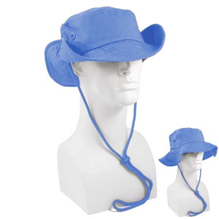 12pcs Light Blue Safari Hat