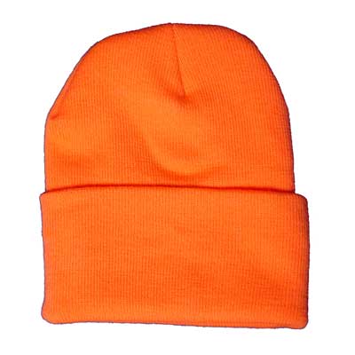 USA Made Orange Classic Ski Hat - Dozen Packed