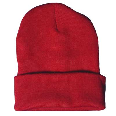 USA Made RED Classic Ski HAT - Single Piece