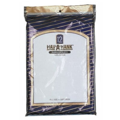 Hav-A-Hank½ Handkerchiefs -TC 148 Cotton Fabric- 17x17 Inches