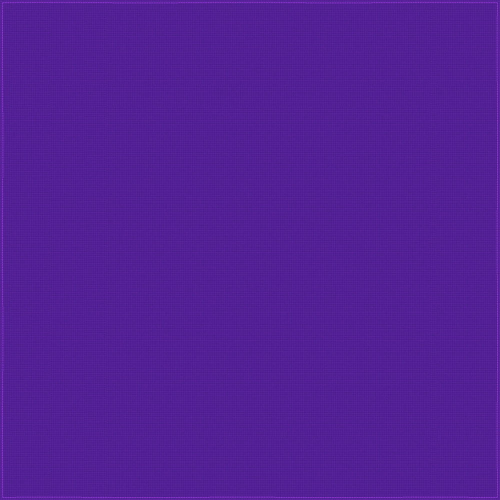 1pc Purple Solid Handkerchief - Single 1pc 14x14