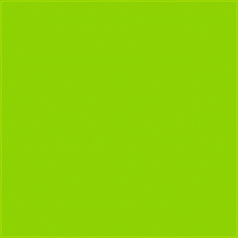 1pc Lime Green Solid Color Handkerchief - Single 1pc 14x14
