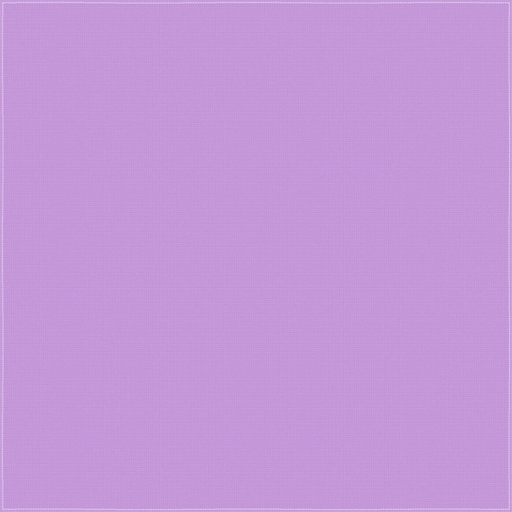 1pc Lilac Solid Color Handkerchiefs - 100% Cotton - 
