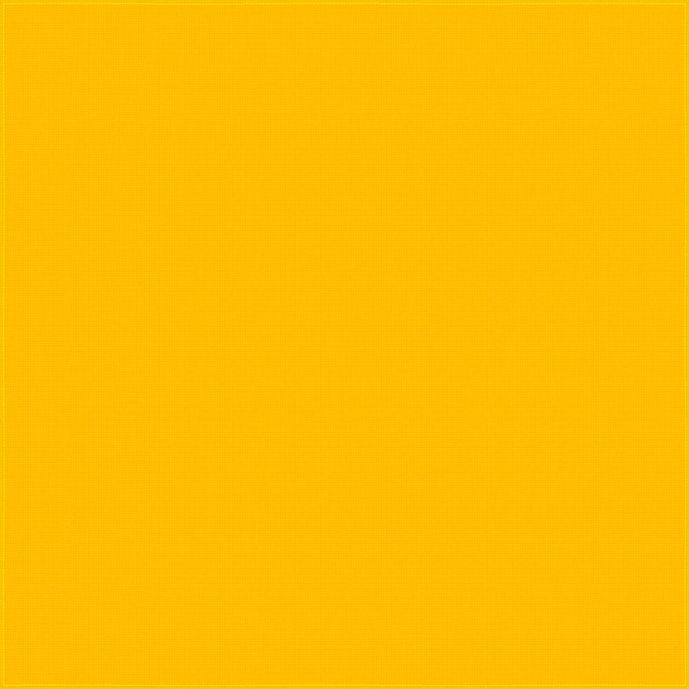 1pc Yellow Solid Handkerchief - Single 1pc 18x18