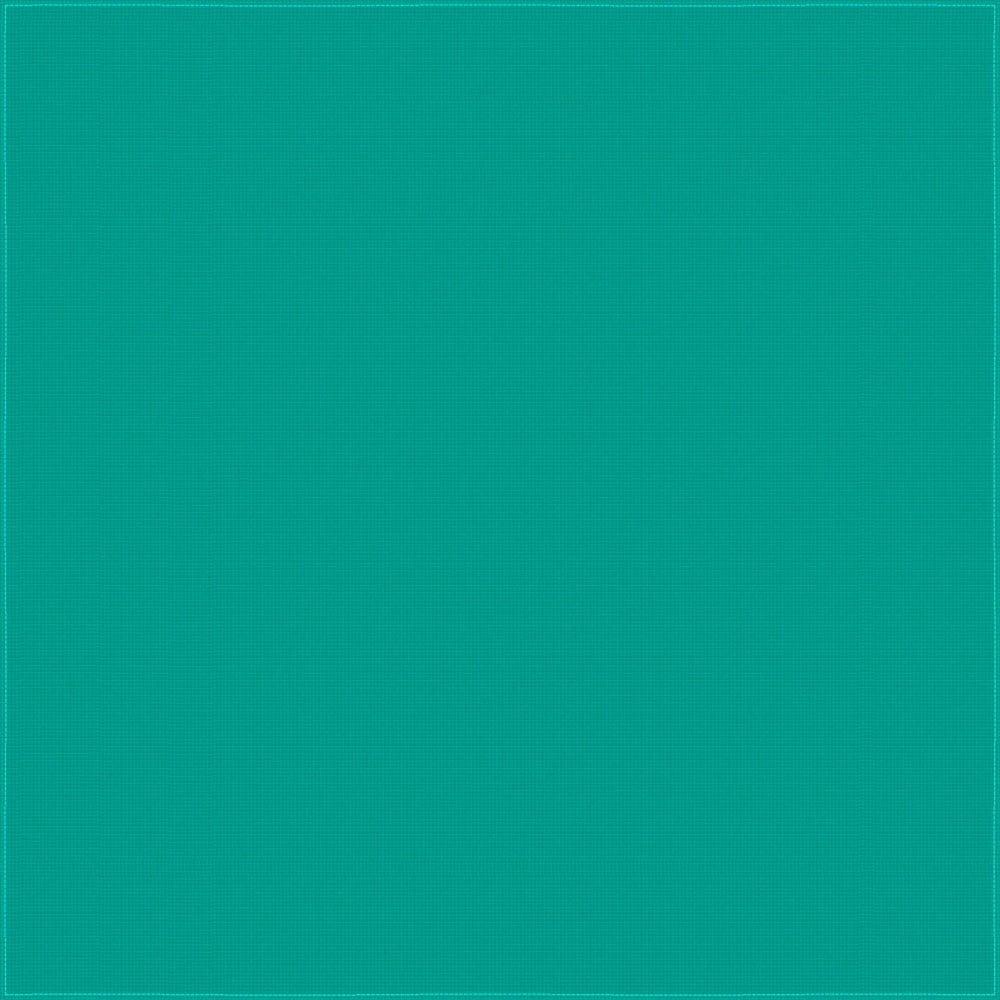 1pc Teal Solid Color Handkerchiefs - Imported - 100% cotton