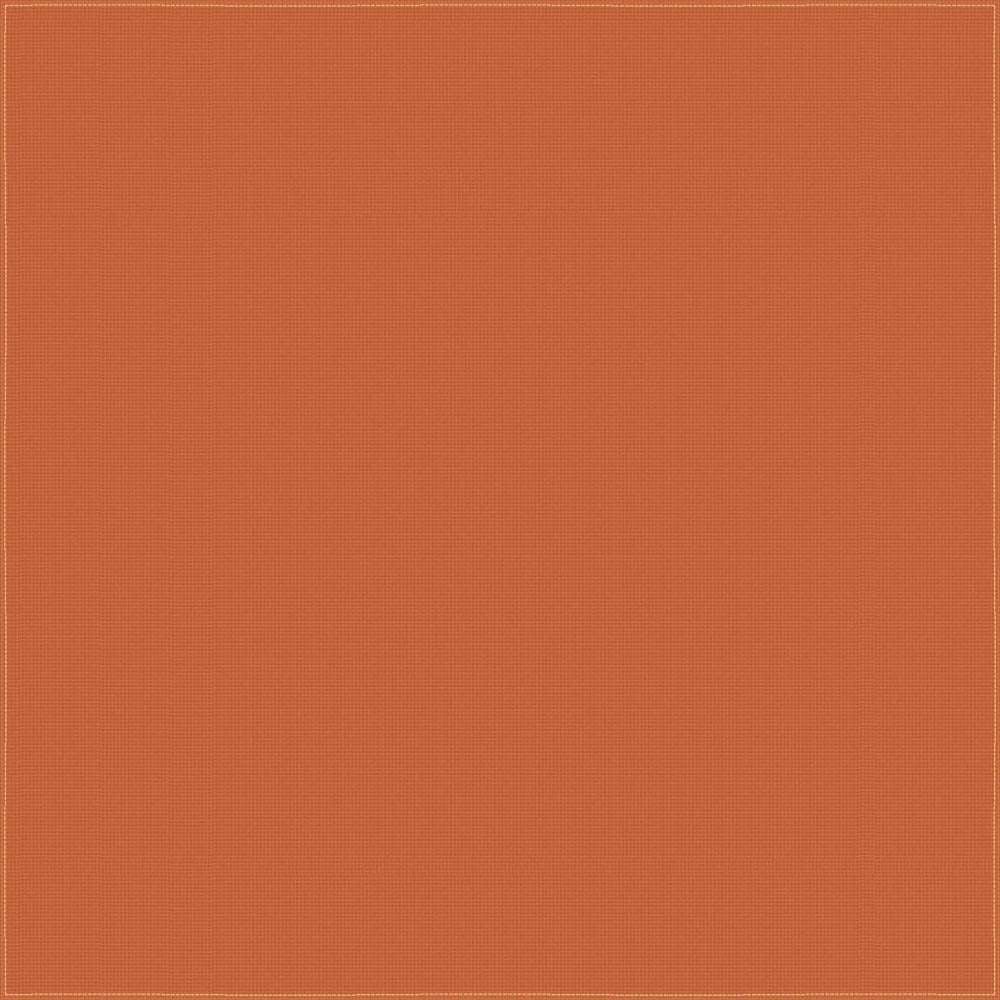 1pc Burnt Orange (Rust) Solid Color Handkerchiefs - Imported - 100% cotton