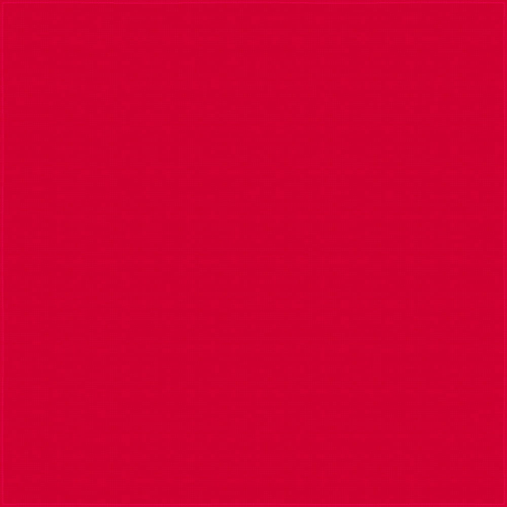 1pc Red Solid Handkerchief - Single 1pc 22x22