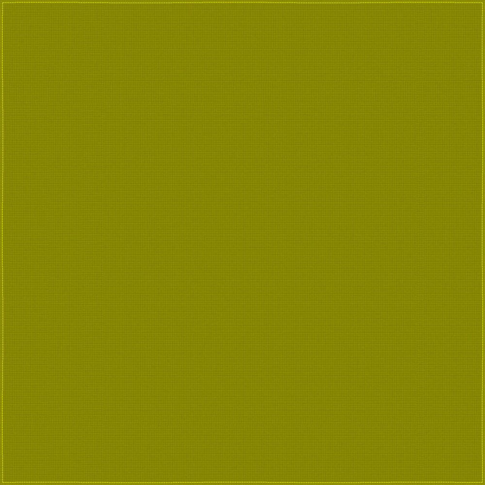 1pc Olive Green Solid Handkerchief - Single 1pc 22x22