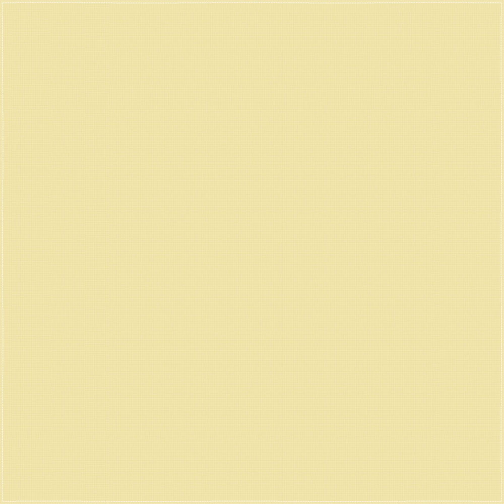 12pcs Butter Yellow Solid Color Handkerchiefs - Imported - 100% cotton