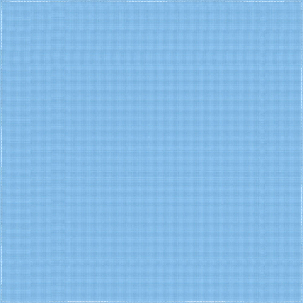 600pcs Light Blue Solid Color Handkerchiefs - Imported - 100% cotton