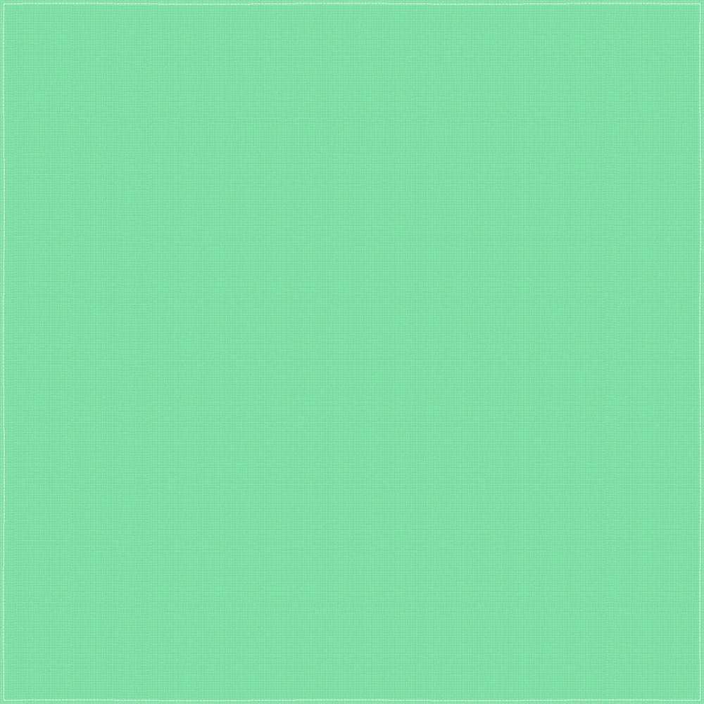 1pc Mint Green Solid Color Handkerchiefs - Imported - 100% cotton