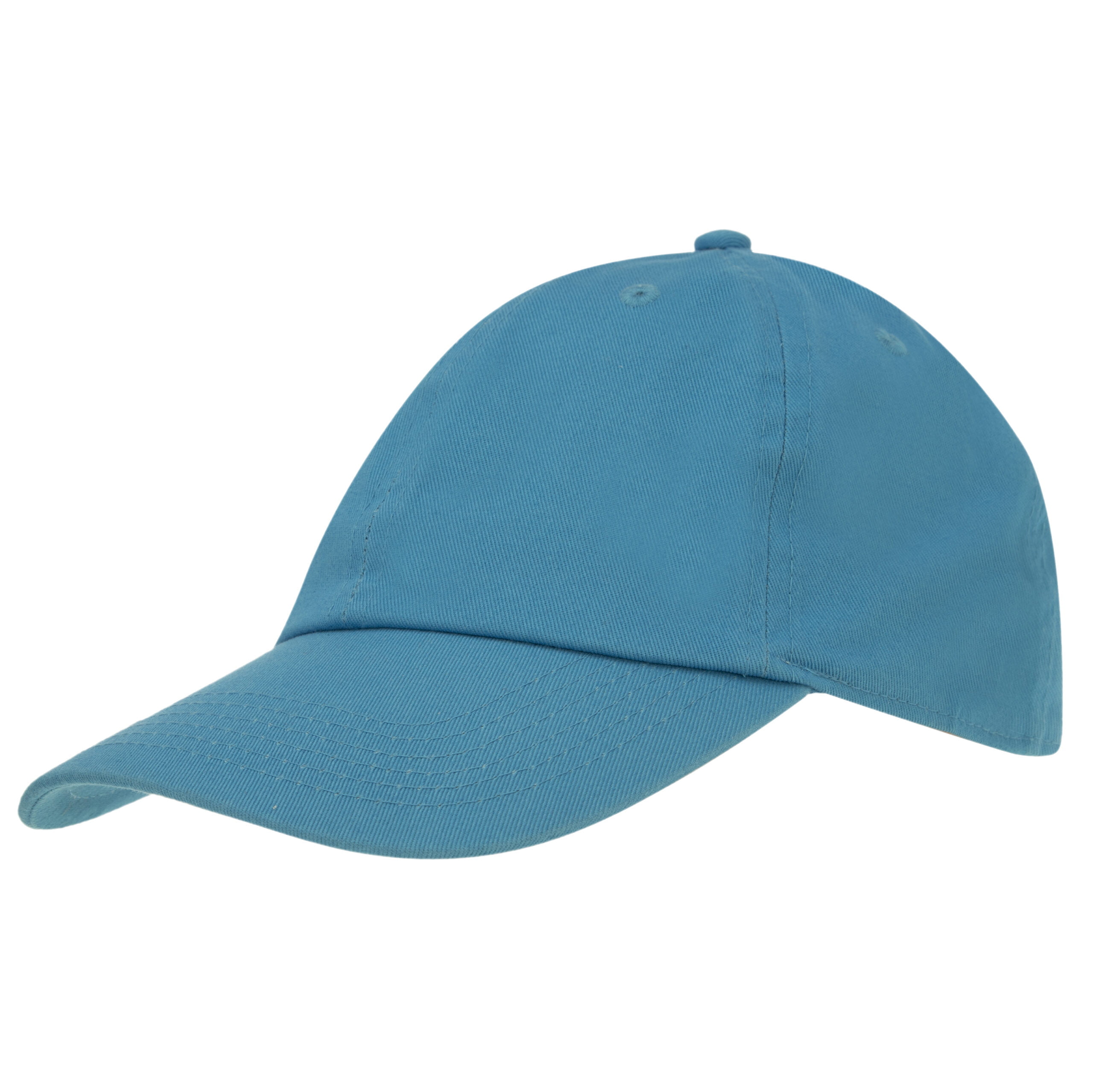 12pcs Turquoise Solid Baseball Hats Low Profile - Unconstructed - Adjustable Clasp - 100% Cotton - Stone Washed - Bulk by the Dozen - Wholesale