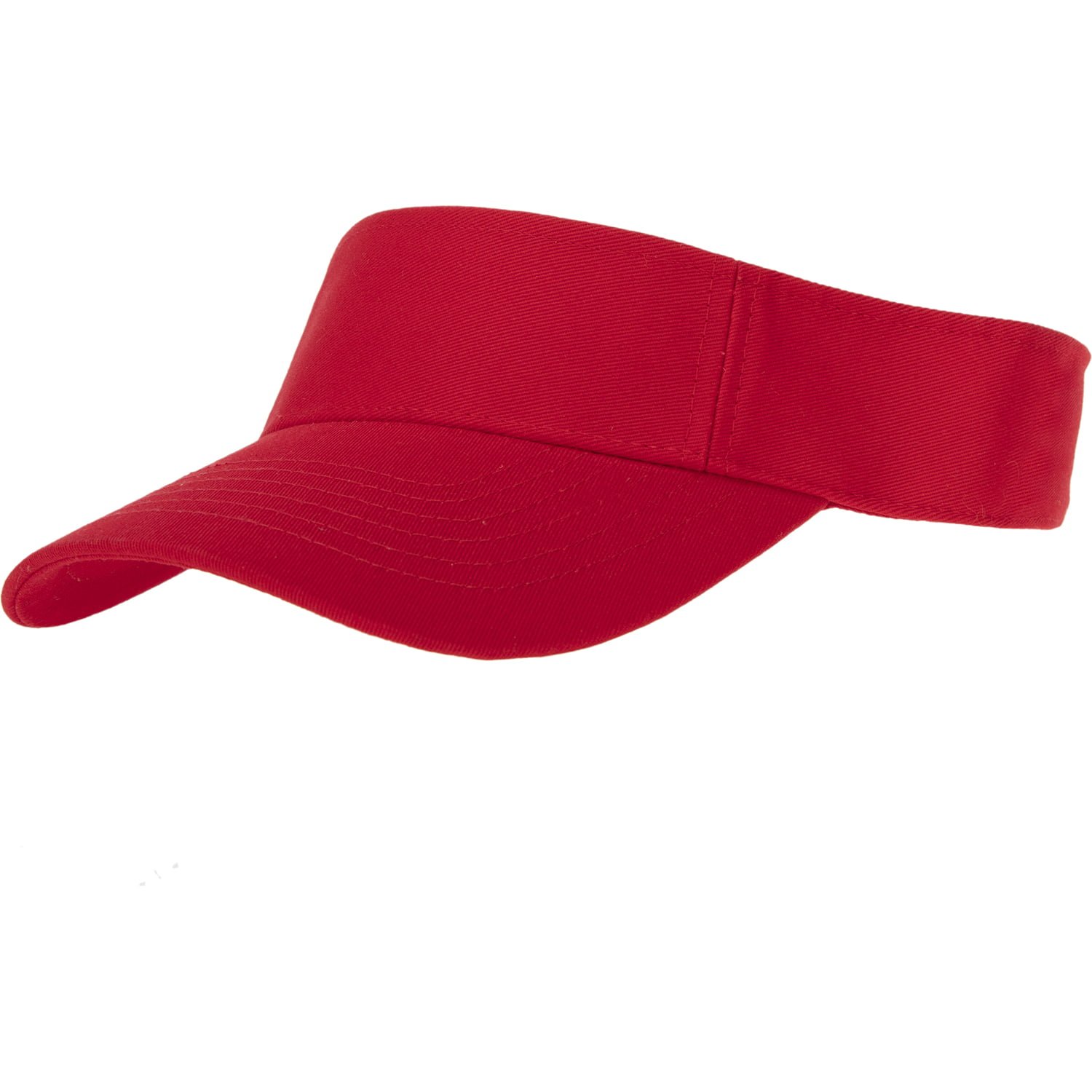 RED Sun Visor HAT - Single Piece