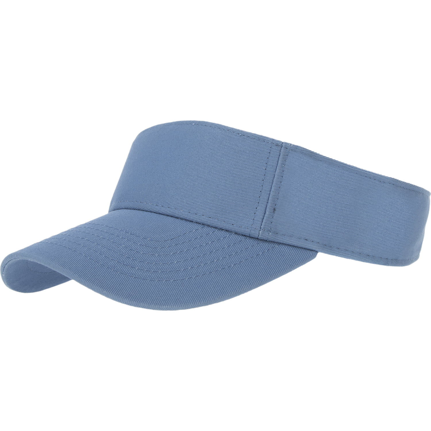 1pc Light Blue Sun Visor Hat - Single Piece