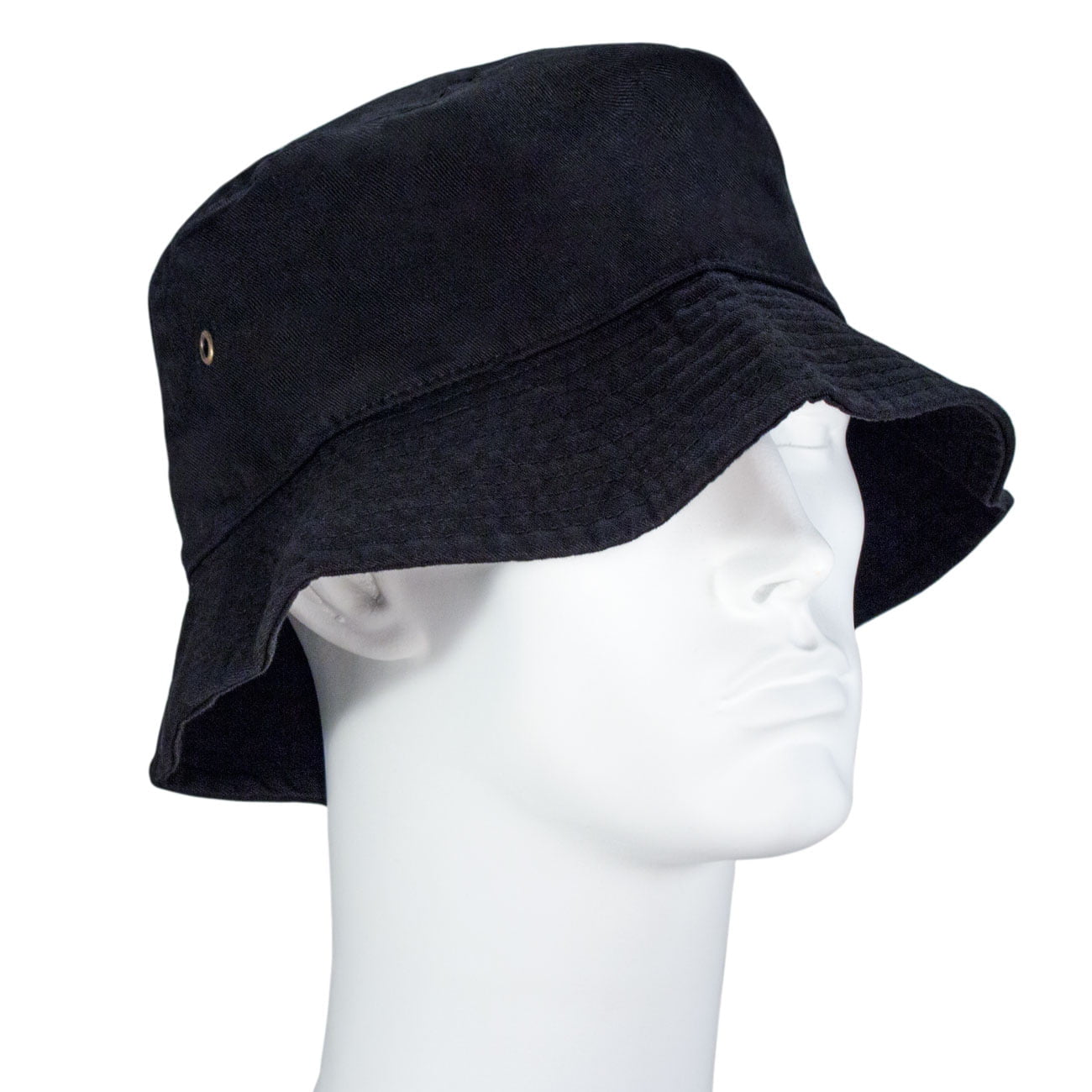 1pc Black Bucket Hat - Single 1pc - SM