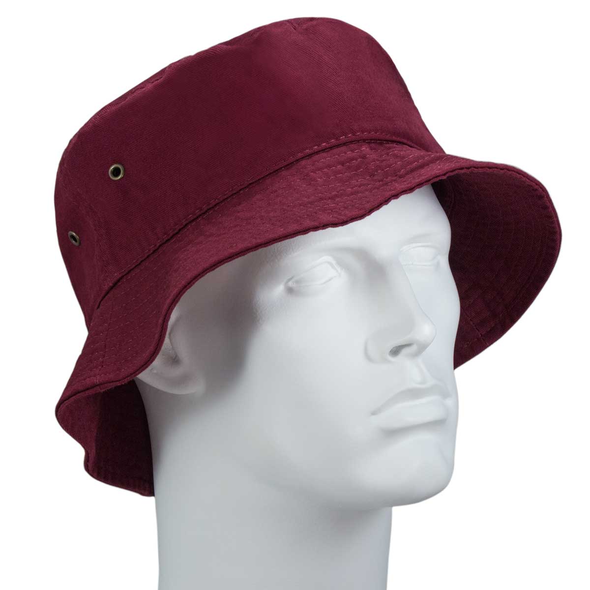 12pcs Burgundy Bucket Hat