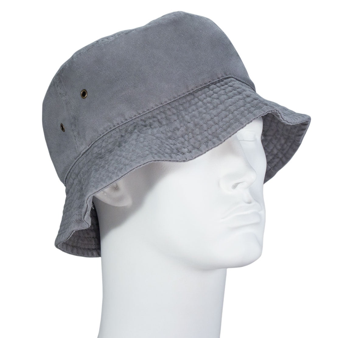 1pc Light Grey Bucket Hat - Single 1pc - LXL