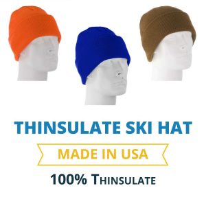Thinsulate Ski Hat - 40 gram - Made in USA