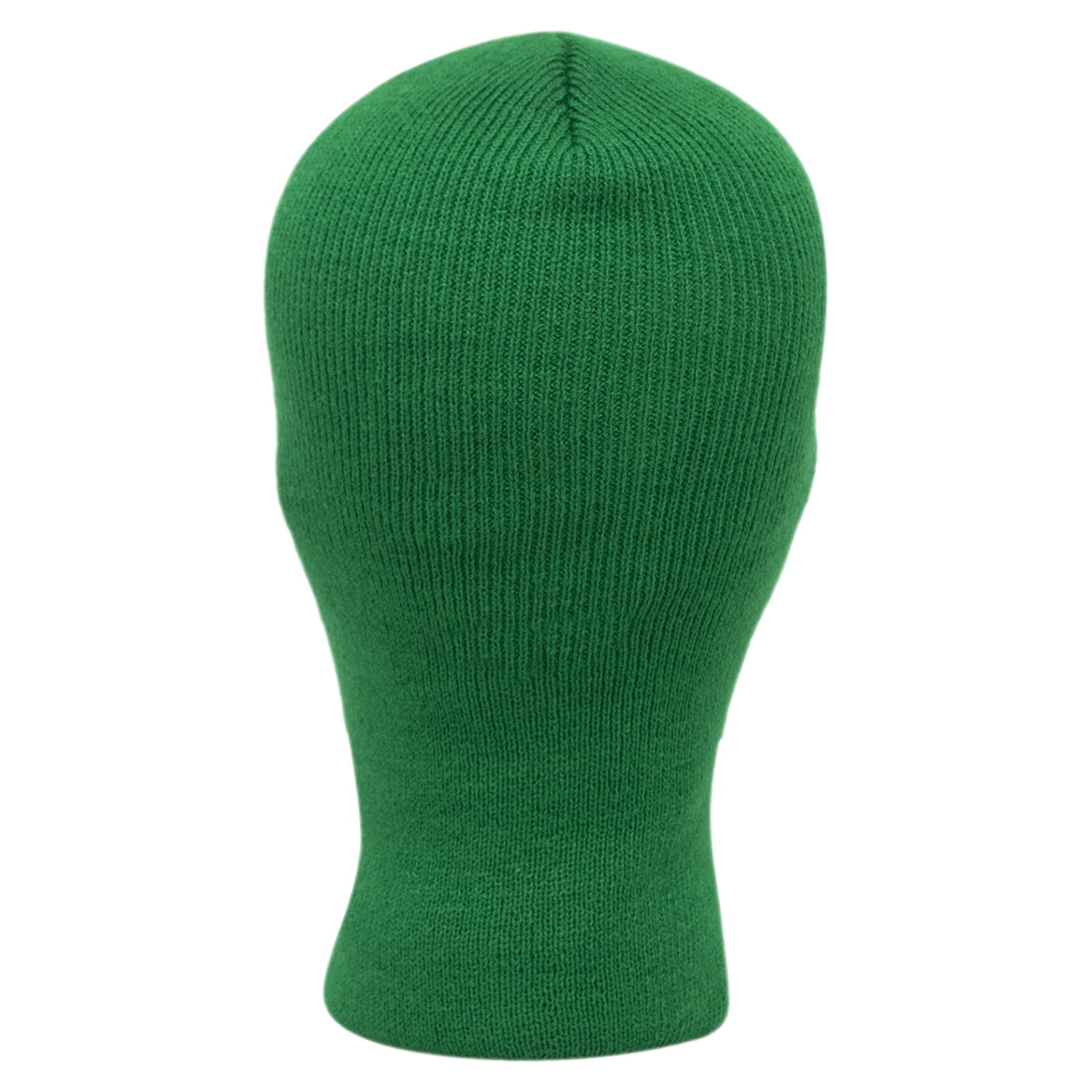 Kelly Green One Hole Thinsulate Ski Mask - Single Piece - Made in USA