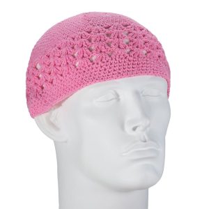Light Pink Dual Weave Kufi - Single Piece