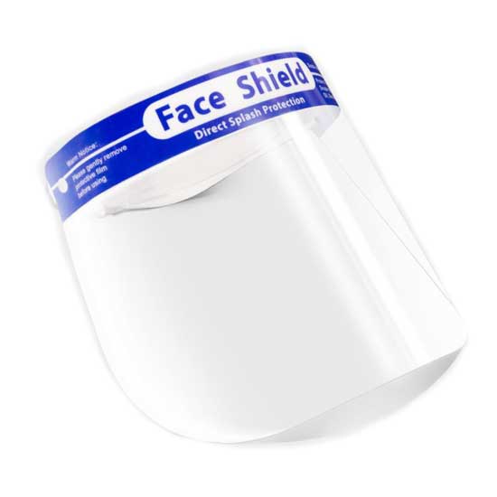 A face shield with crystal-clear visibility for optimal protection