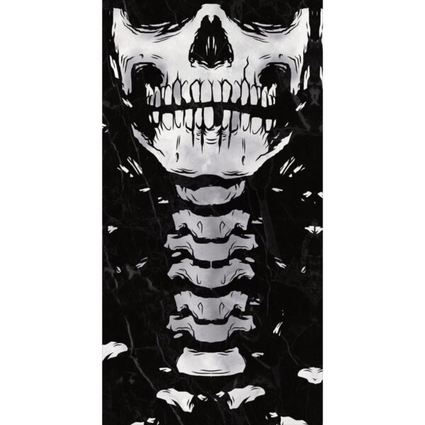 BW Skull and Spine Tube Headband